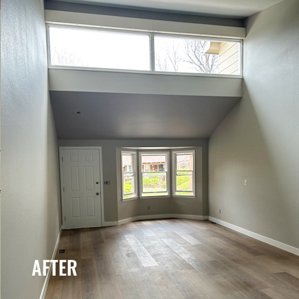 after Liveoak Painting finished large interior project