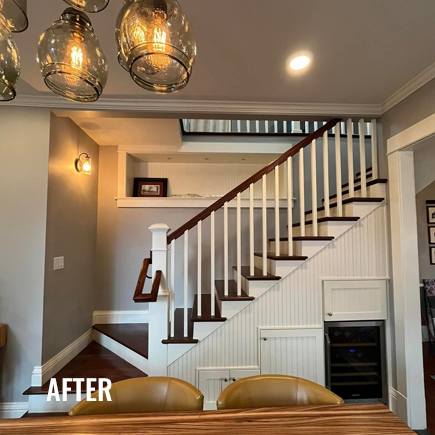 Stairway after Liveoak Painting refresh